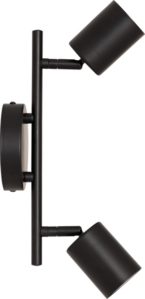 Vegg og taklampe Vico med 2 sorte spotter – produktbilde 3