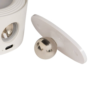 Oppladbar magnetisk LED-vegglampe hvit 8 cm – detaljbilde 1