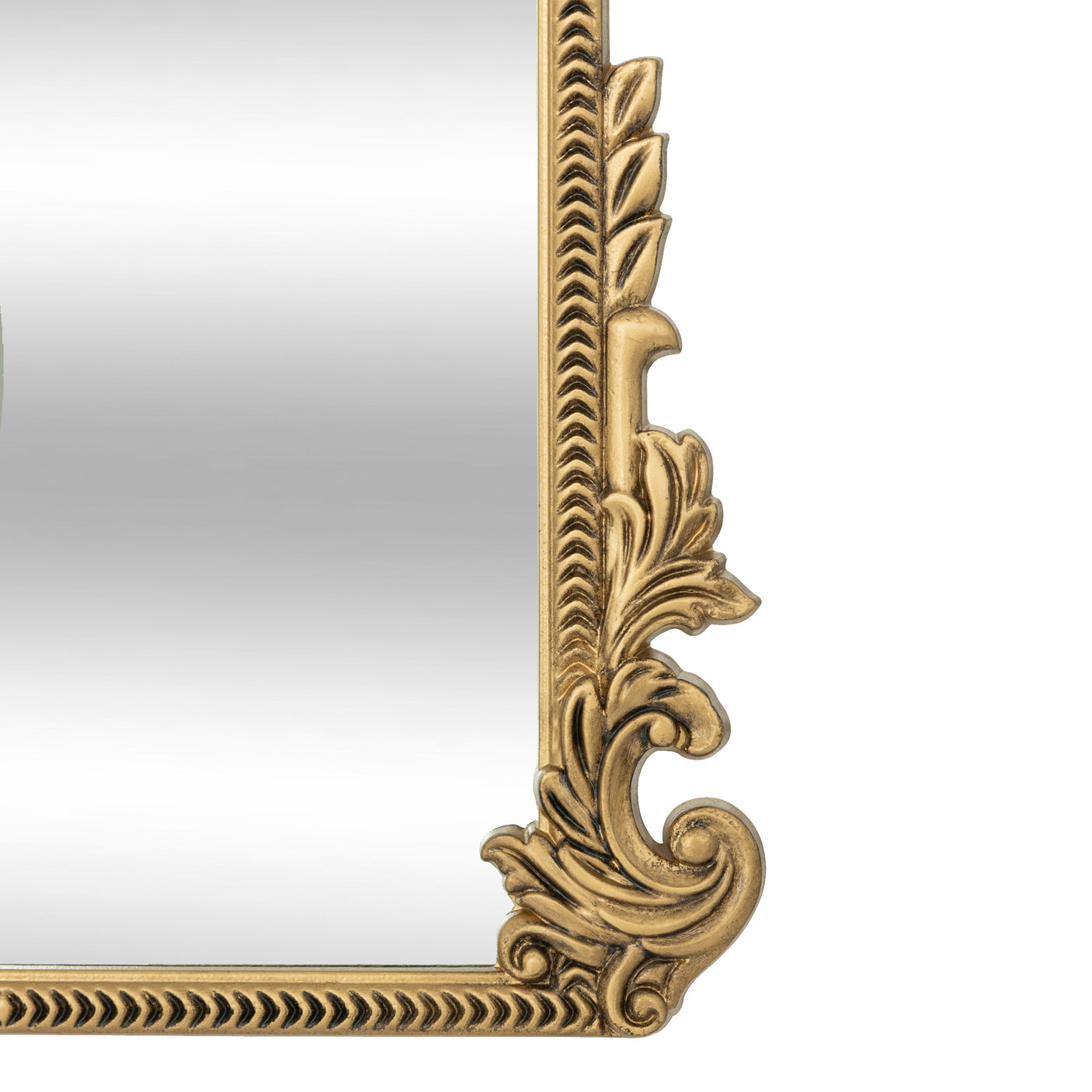 Veggspeil med gullfarget ramme Victoria 41 x 51 cm – detaljbilde 3
