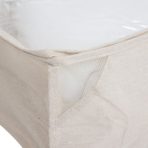 Oppbevaringsboks under seng beige 100 x 45 cm – detaljbilde 1