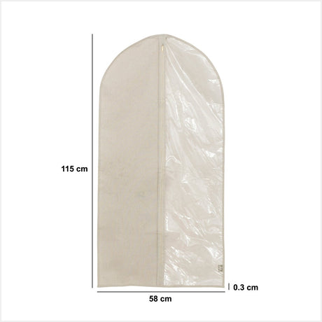 Hengende klestrekk beige – mål og dimensjoner