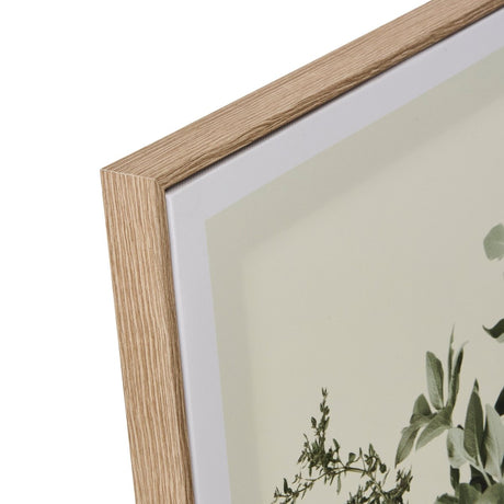 Ramt lärretsbild med botaniskt motiv Cecilia 45 x 60 cm – detaljbild 1