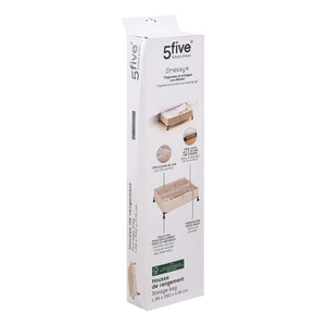 Oppbevaringsboks med hjul beige – emballasje 1