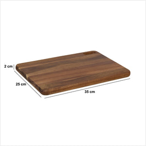 Skjærebrett i akasie 35 x 25 cm – mål og dimensjoner
