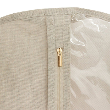 Hengende klestrekk beige – detaljbilde