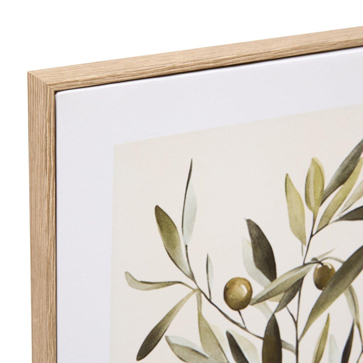 Innrammet lerretsbilde med olivenmotiv Claudia 45 x 60 cm – detaljbilde 1