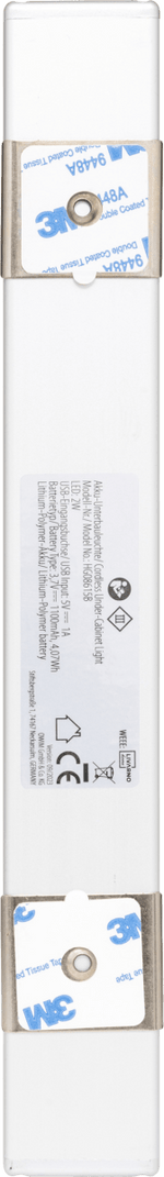 Opladbar LED-stribe med bevægelsessensor 30 cm – produktbillede 2