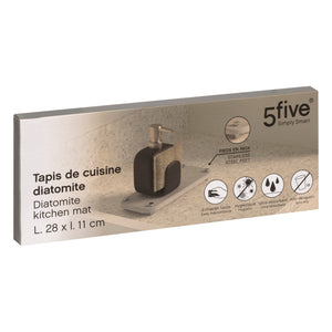 Emballasje til 5Five Simply Smart diatomittbrett 28 x 11 cm
