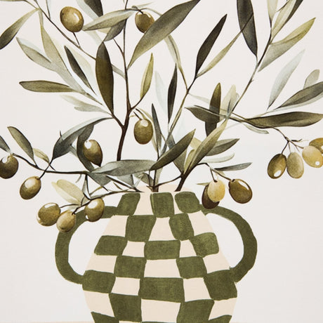 Innrammet lerretsbilde med olivenmotiv Claudia 45 x 60 cm – detaljbilde 2
