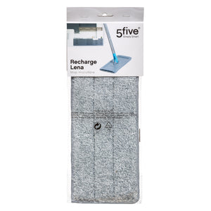 Reserveklut i mikrofiber til Lena mopp fra 5Five Simply Smart i original emballasje.