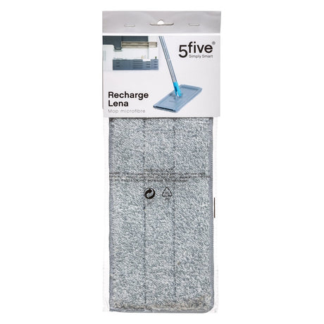 Reservdugl i mikrofiber för Lena-mopp från 5Five Simply Smart i originalförpackning.