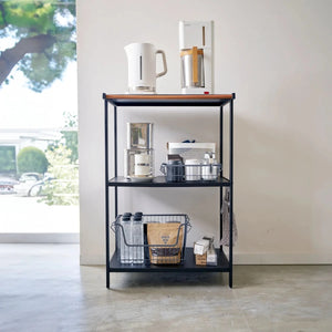 Oppbevaringshylle sort 90 x 60 x 46,5 cm - Lindas Dekor