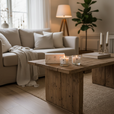 Duftlys S2 60 g Earth kirsebær vanilje i gaveeske