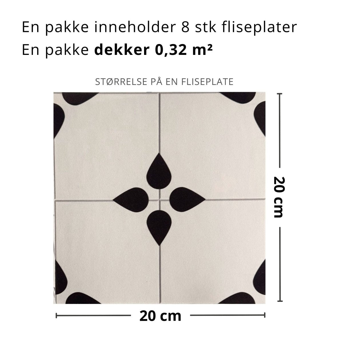 Elegante smarte fliser som passer perfekt til kjøkkenet