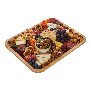 Farberware Build a Board brett i bambus med beskyttende lokk