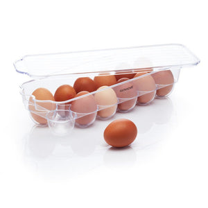Oppbevaringsboks til 12 egg med lokk - Lindas Dekor