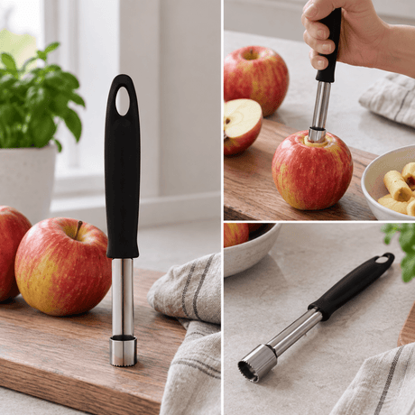KitchenCraft Epleskjærer i rustfritt stål - Lindas Dekor Epleskjærer