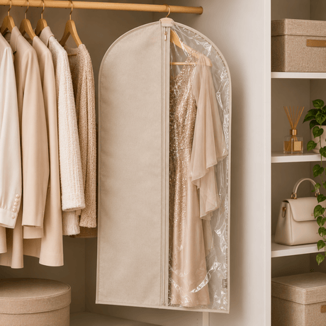 Dressy+ dresspose med vindu beige 58 x 115 cm - Lindas Dekor Dresspose