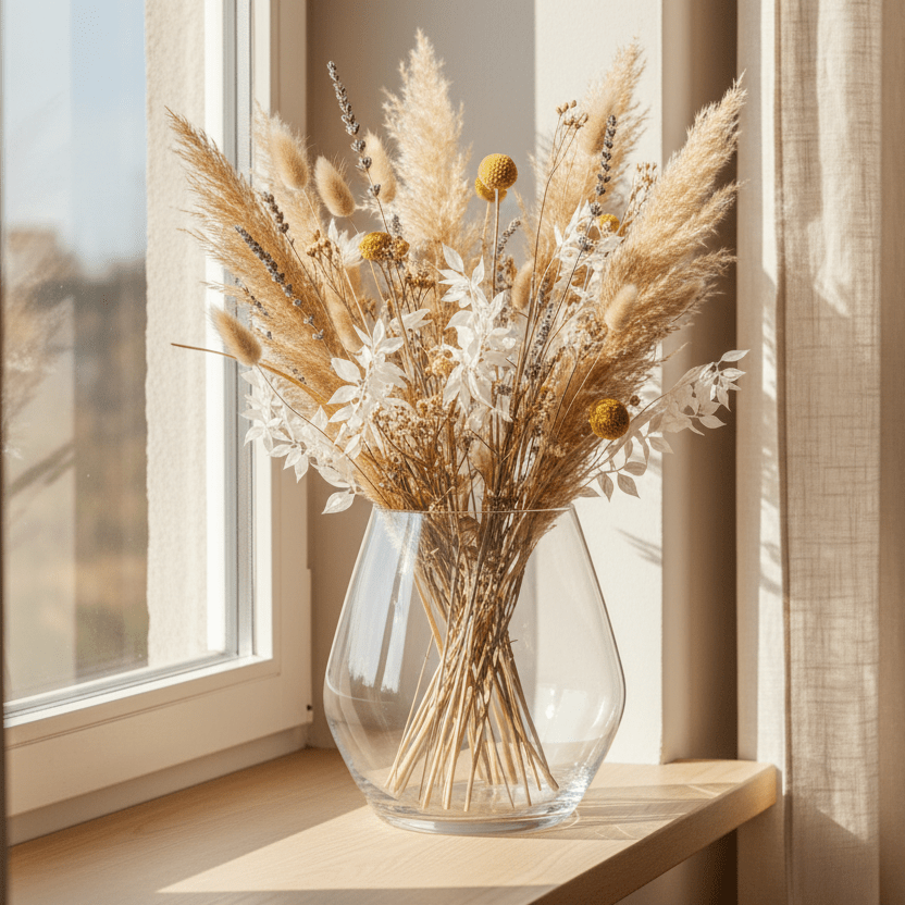 Glassvase – pampagress