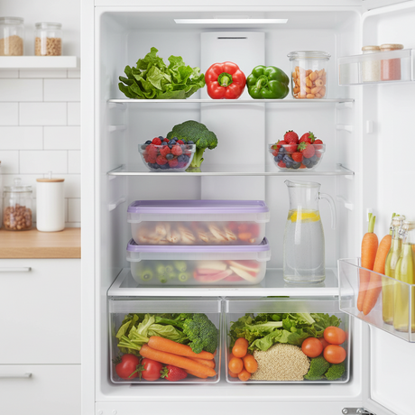 SmartStore Frost matbokser som kan stables i fryser og kjøleskap