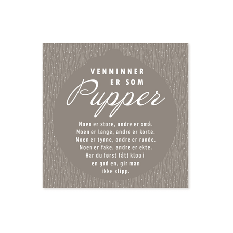 20 - pk Servietter Pupper - Lindas Dekor