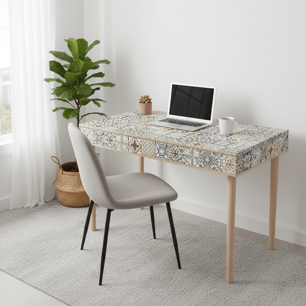 Vareprøve: Premium Palma fliser kontaktplast 15 x 15 cm - Lindas Dekor