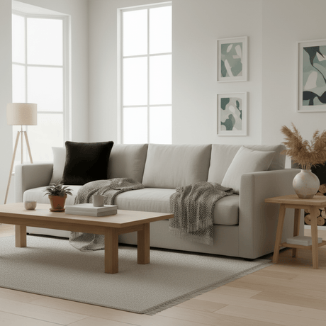 Putetrekk pels sort 50 x 50 cm - Lindas Dekor