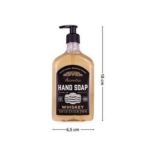 Håndsåpe med pumpe whisky 460 ml med produktmål