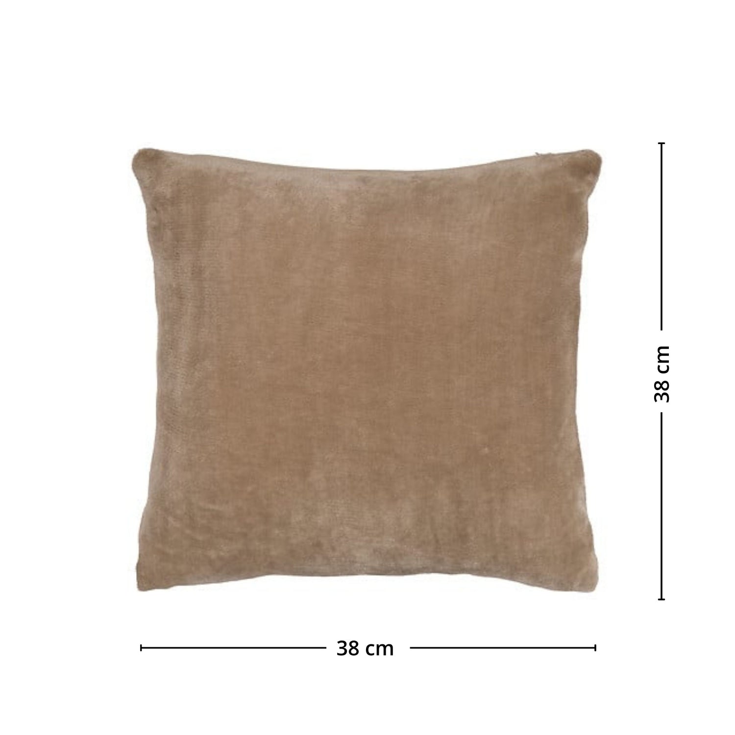Linfärgad soffkudd 38 x 38 cm i ljus interiör