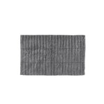 Baderomsmatte Tiles grå i bomull 80 x 50 cm
