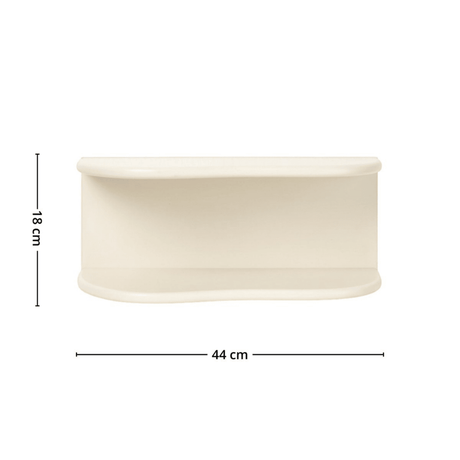 Botta vegghylle beige 44 x 17,5 x 18 cm - Lindas Dekor Hylle