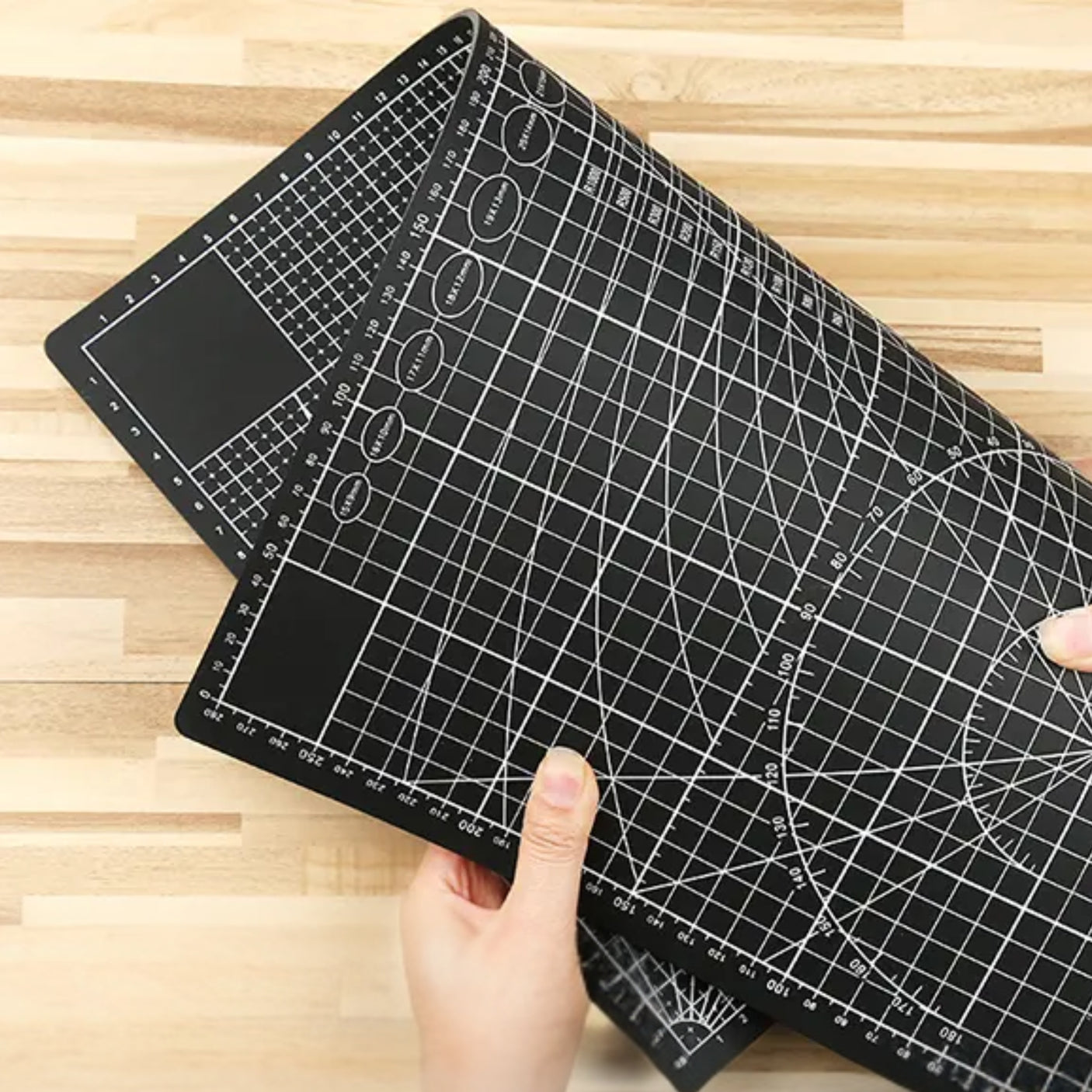 Skjærematte A3, sort