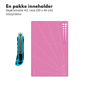 Anbefalt verktøypakke for fliser rosa - Lindas Dekor