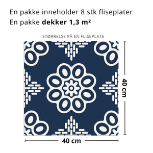8 - pk Lya selvklebende fliser - Lindas Dekor