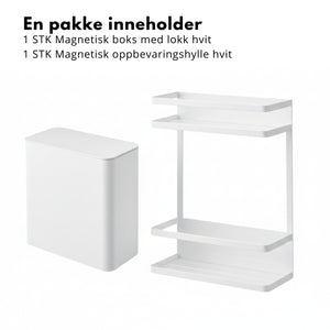 Smart sett til vaskemaskin hvit, 2 deler