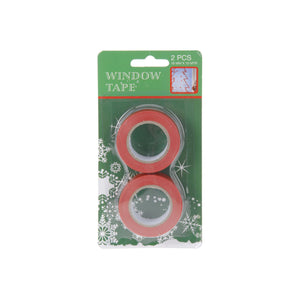 Dekorationstape till jul i rött och vitt