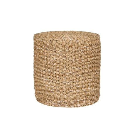 Rivera puff naturell ø40 cm - Lindas Dekor Puff
