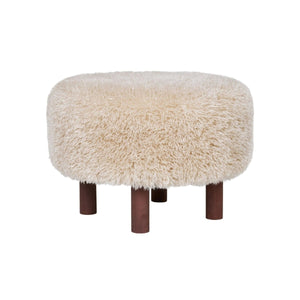Inverness puff brun ø50 cm - Lindas Dekor Puff