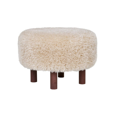 Inverness puff brun ø50 cm - Lindas Dekor Puff