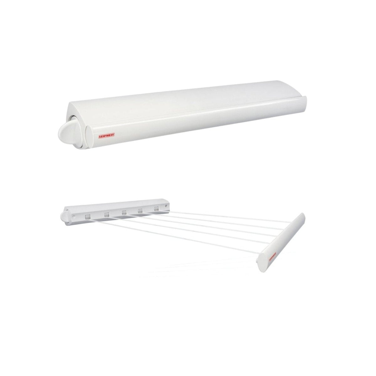 Veggmontert tørkestativ Rollfix 210 Longline - Lindas Dekor