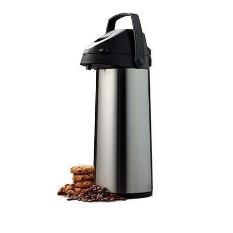 Pumpekanne, funktion, mat stål, 1,9 liter - Lindas Dekor Pumpekanne