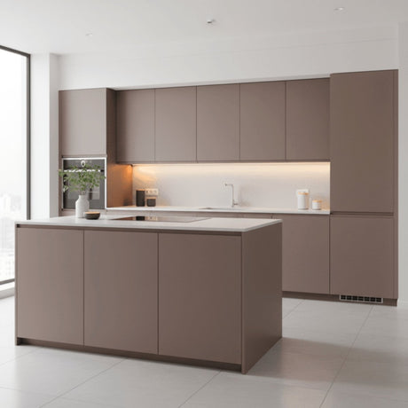 Uni Matt chocolate brown kontaktplast 45 cm x 2 meter - Lindas Dekor Kontaktplast