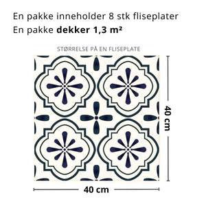 8 - pk Nova varm selvklebende fliser - Lindas Dekor