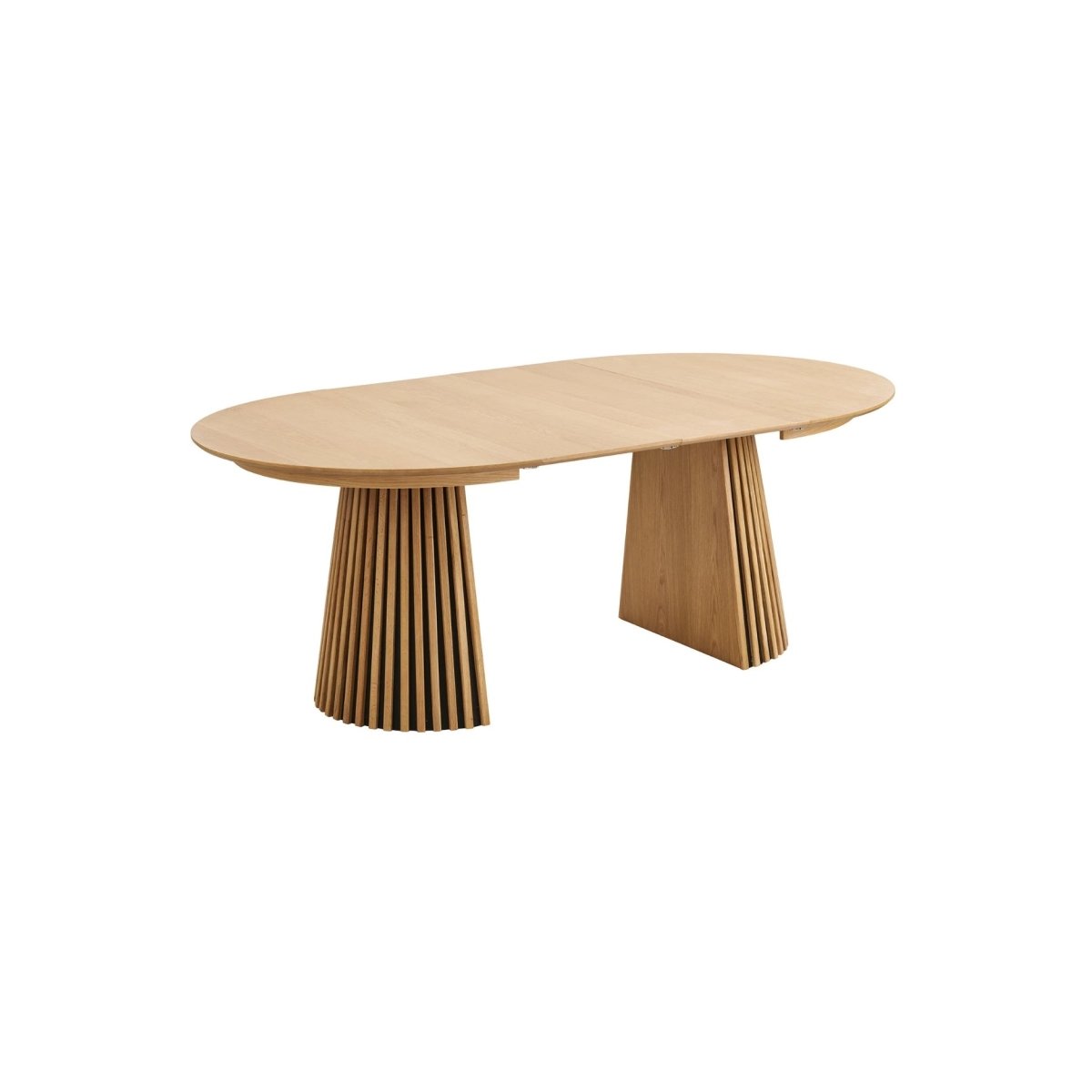 Osaka uttrekkbart spisebord natur eikefiner 120–200 cm - Lindas Dekor Spisebord