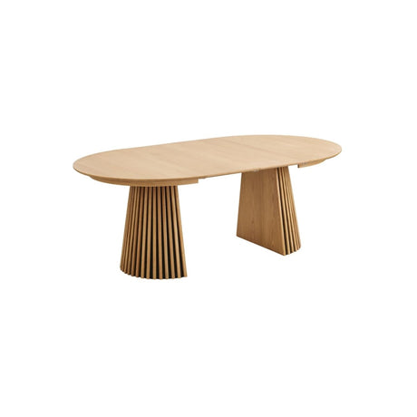 Osaka uttrekkbart spisebord natur eikefiner 120–200 cm - Lindas Dekor Spisebord
