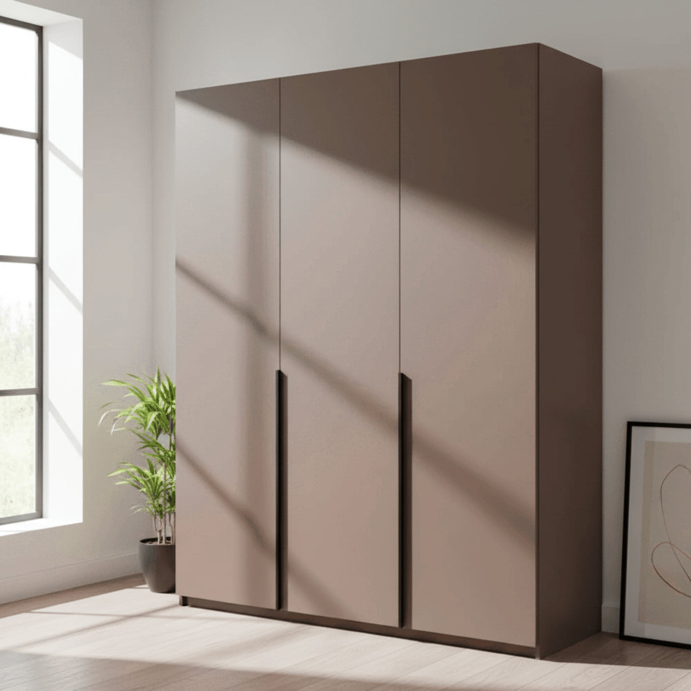 Uni Matt chocolate brown kontaktplast 45 cm x 2 meter