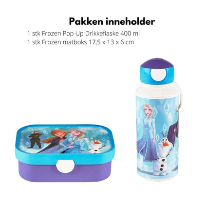 Frozen matboks og drikkeflaske sett fra Mepal til barn