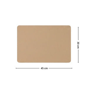 Bordbrikke taupe 45 x 30 cm - Lindas Dekor Bordbrikke