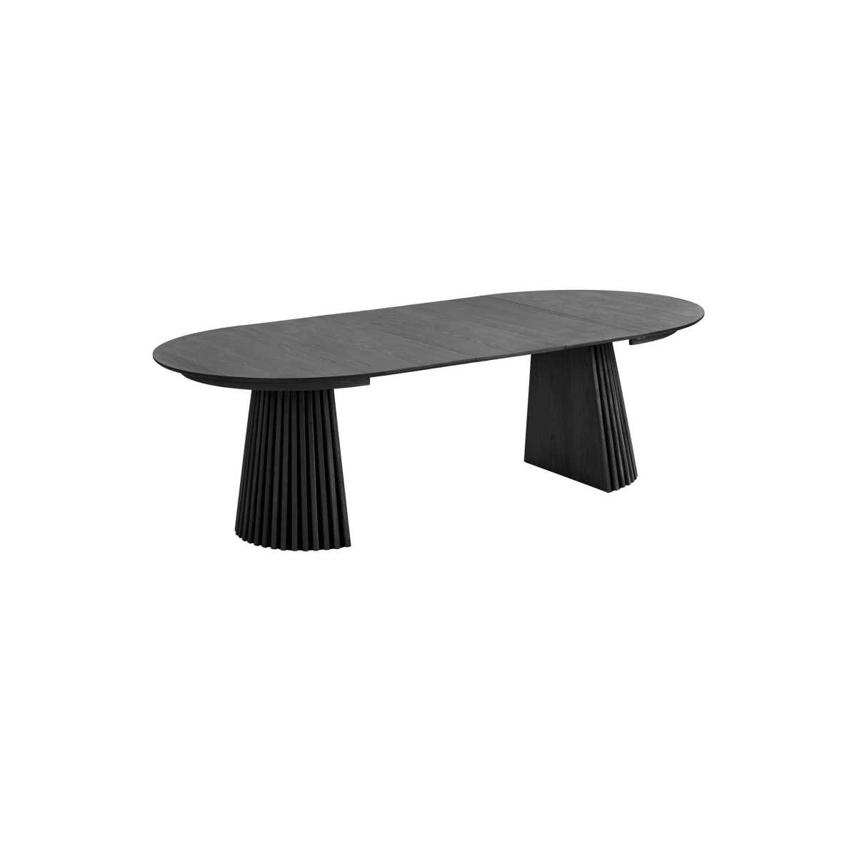 Osaka utbyggbart spisebord i svart ekfiner 120–240 cm - Lindas Dekor matbord