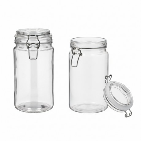 detaljbilde av patentlokk med metallklemme